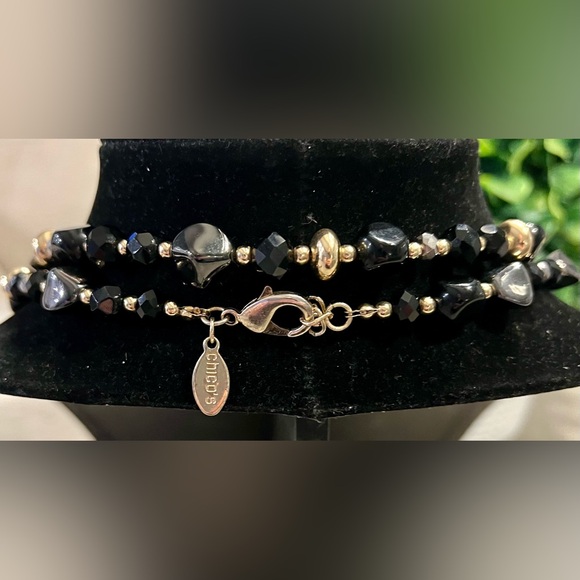 VINTAGE CHICOS/JAPAN NECKLACE & CLIP SET THAT IS CLASSY AND SOOO RICH 💕👏 - Picture 9 of 15